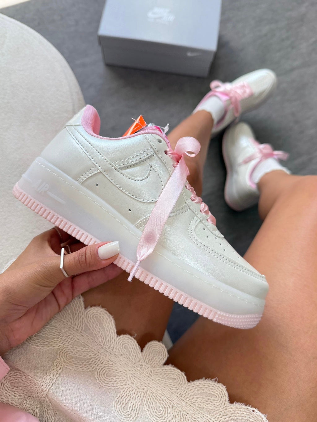 Nike Air Force 1 Luxo- Branco