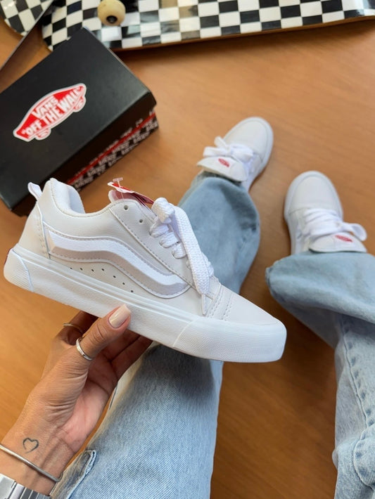 Vans Old Knu Plataforma - All White