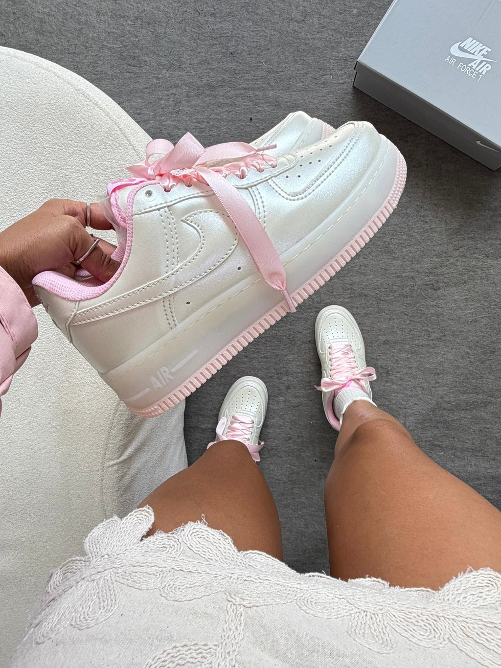 Nike Air Force 1 Luxo- Branco
